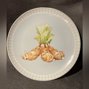 Pottery barn kids, petter rabbit plate
